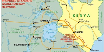 Sgr kort Kenýa